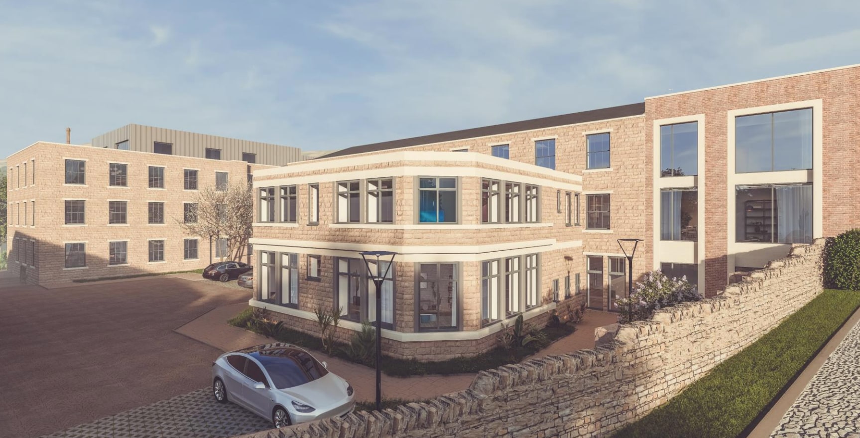 Plans for flats and homes at site of mill in Greenfield