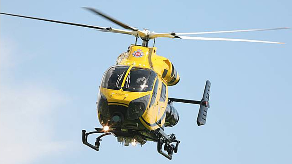 Man charged after light was shone at police helicopter