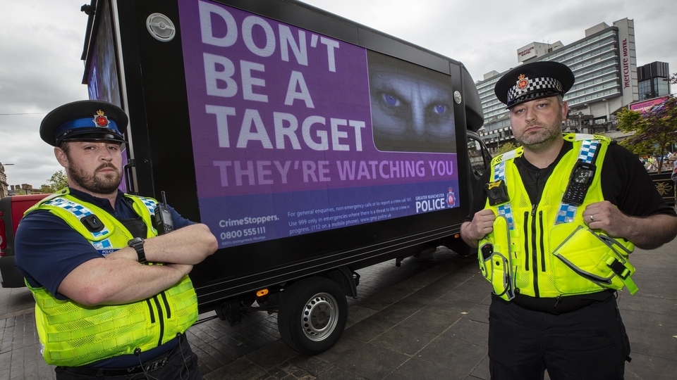 Advan deployed to deliver safety messages in city centre