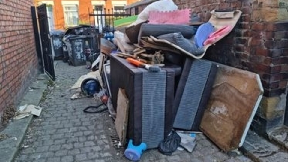 Rats sighted by angry residents as Failsworth fly-tipping could take weeks to be shifted