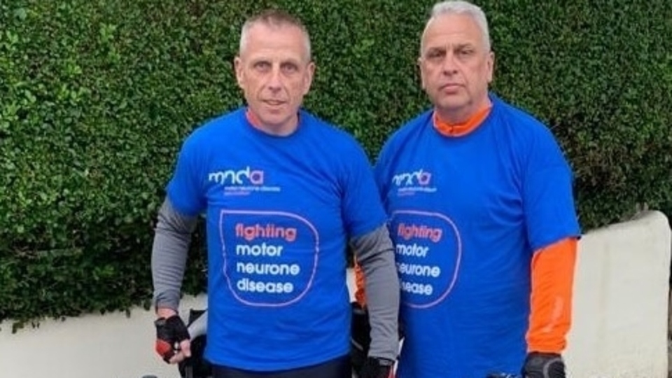 Local brothers take on coast to coast challenge to help MND sufferer Gavin