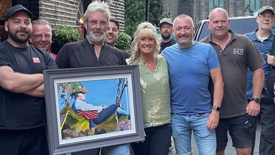 Poignant painting will take pride of place at Morris Men HQ
