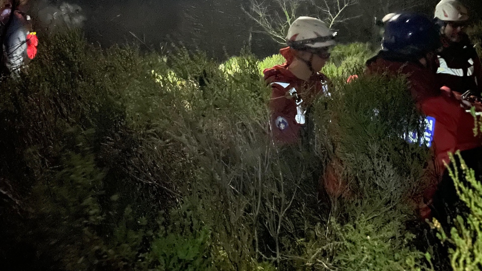 Quick response from Oldham Mountain Rescue Team, as they recover from an earlier save.