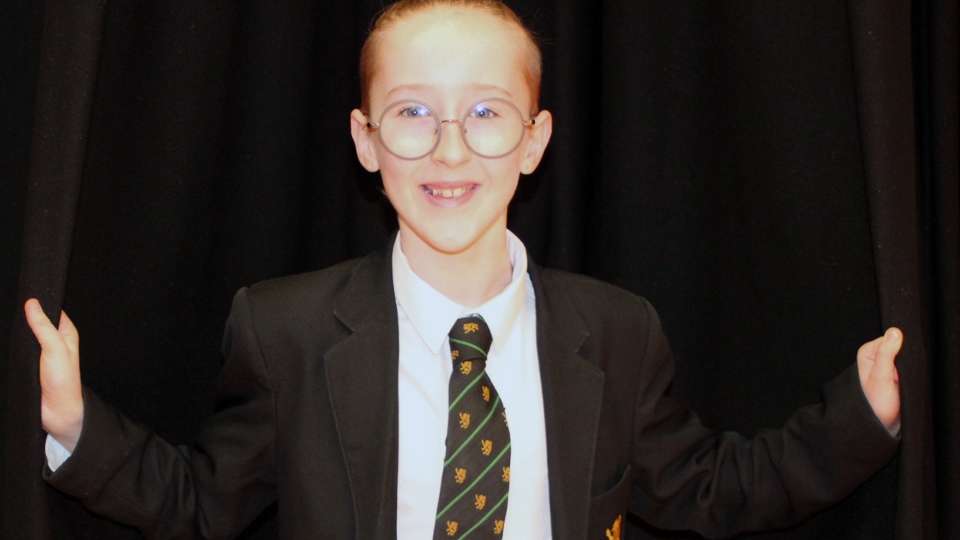 13 year-old Harry celebrates double nomination in national comedy awards