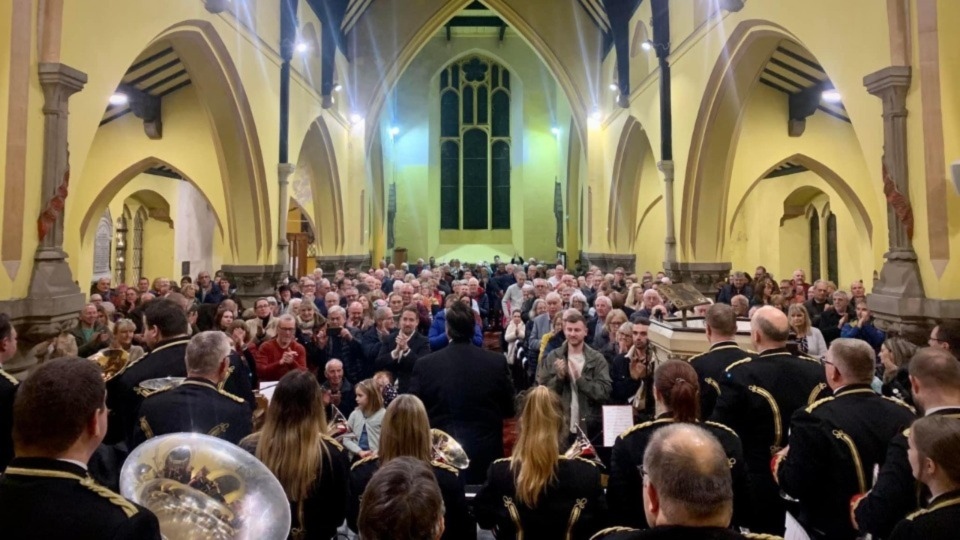 Black Dyke Band wow a packed audience and raise £4,500 for good causes