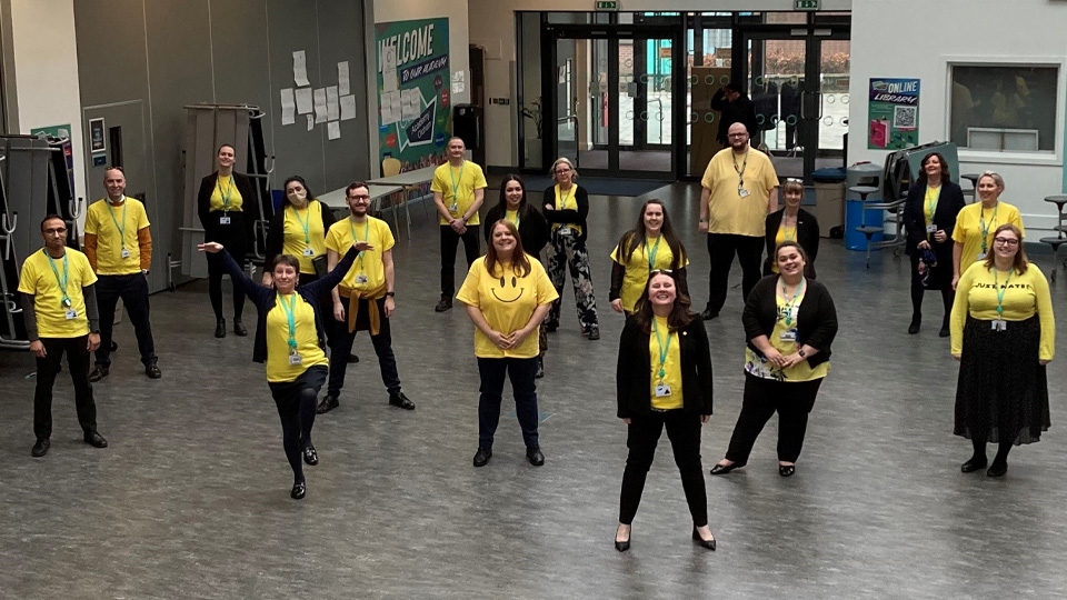 Colourful display to mark Children’s Mental Health Week at Oasis Academy Oldham