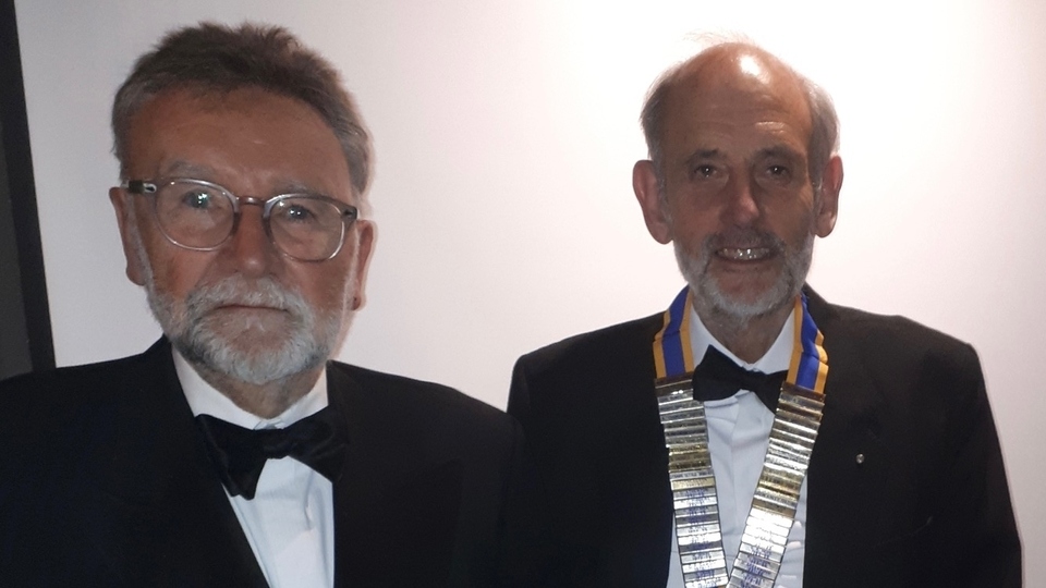 Prestigious guest at Rotary charter night