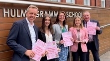 Hulme Grammar school students crowned North West Company of the Year at the Enterprise Regional finals.