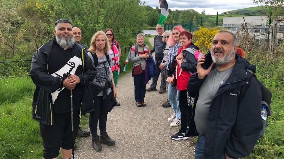 'Solidarity stroll' raises £1,000