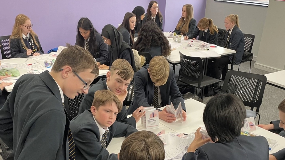 E-ACT Royton and Crompton students take part in YouTube's 'Be Internet Citizens' workshop