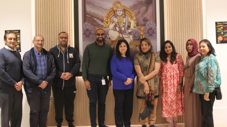 Oldham's iconic Hindu temple joins forces with women's domestic abuse charity