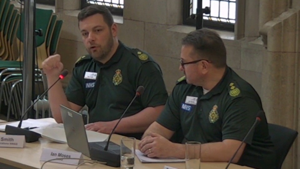 Thousands of patients waited in ambulances outside hospitals last year