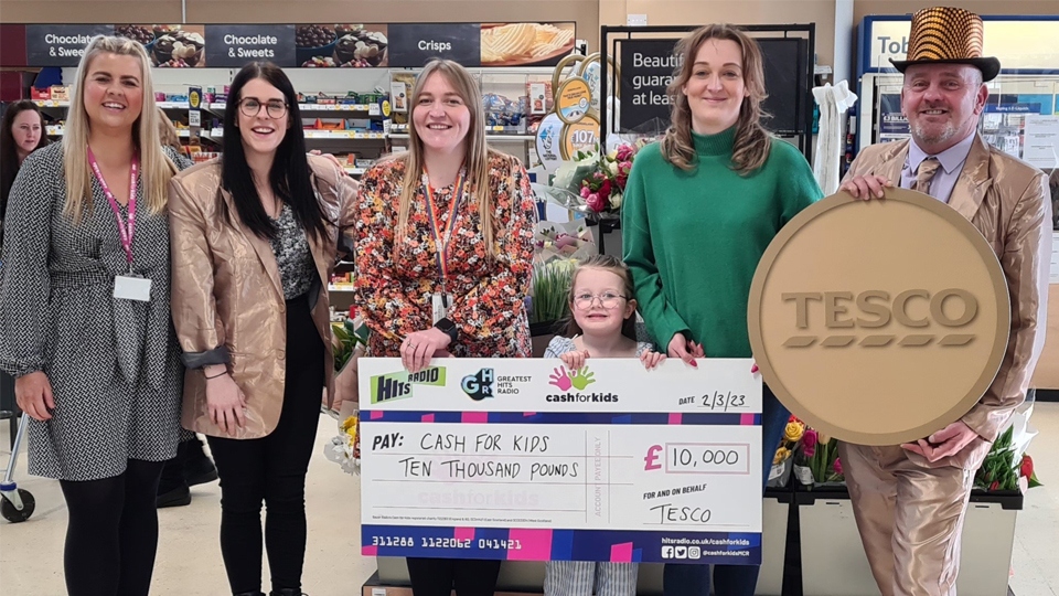 Charity receives huge donation from Tesco shoppers in Greenfield