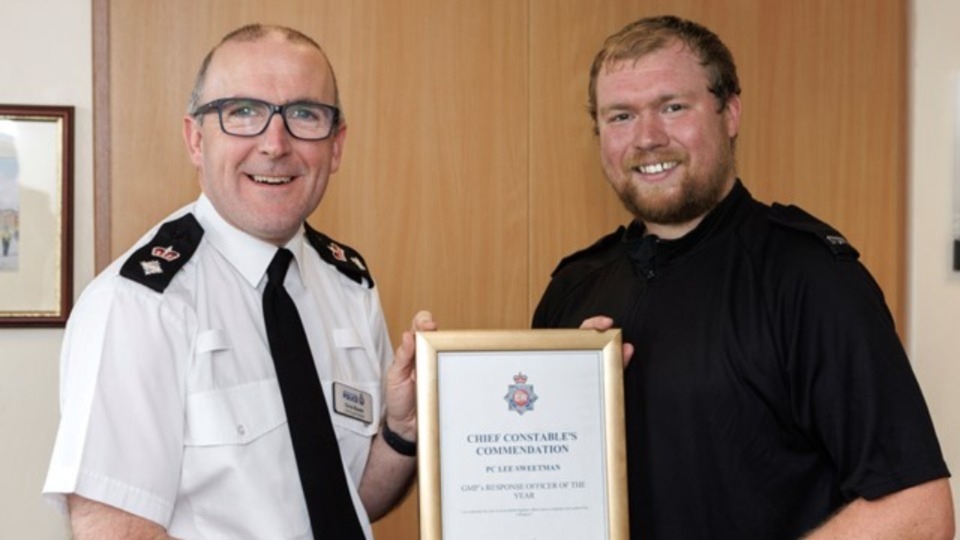 Former Oldham PC feels ‘honoured’ to have won new award