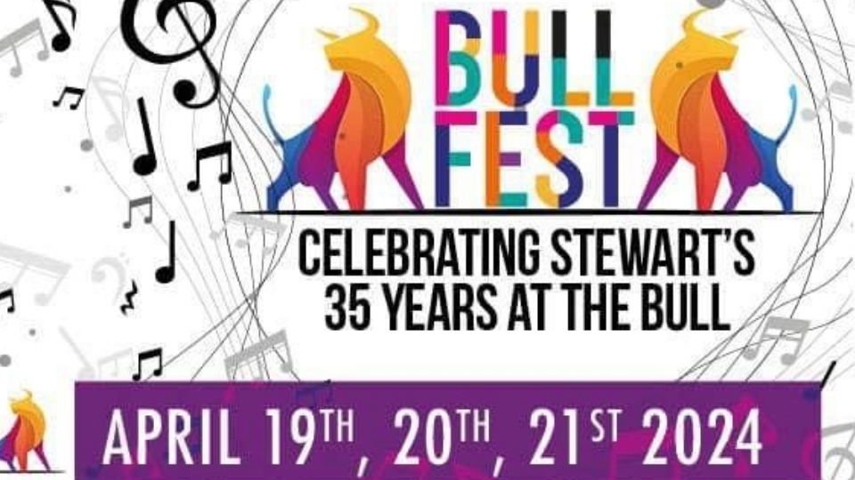 Landlord Stewart celebrates 35 years at Bull's Head with three day musical extravaganza