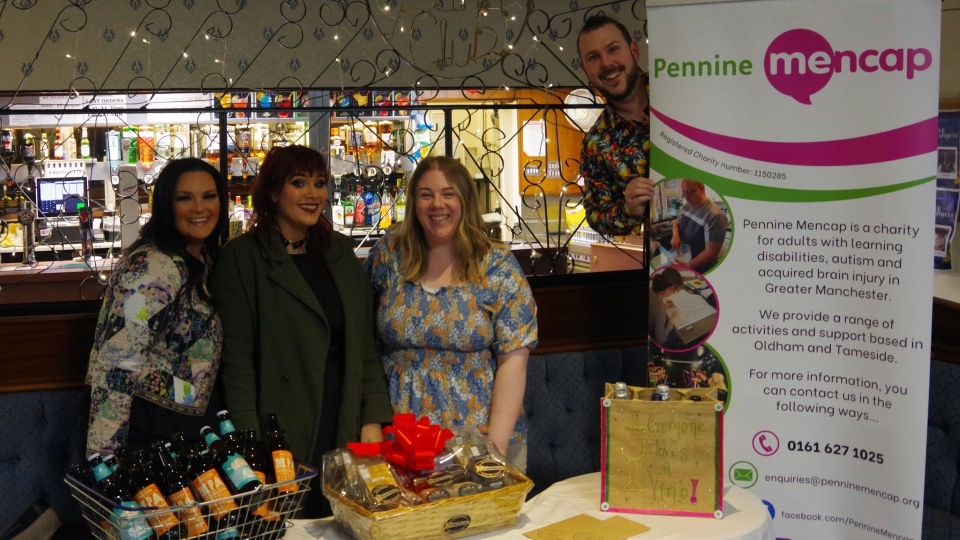 Just grand - Pennine Mencap’s fundraising comedy night raises over £1,000