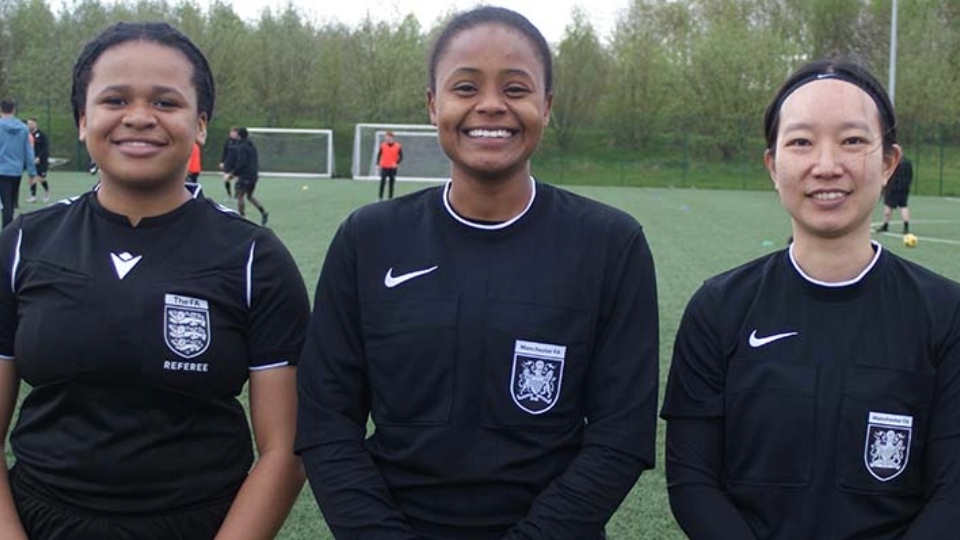 New officials make history for local football league