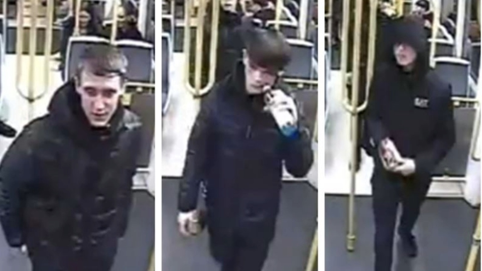 Group wanted following attempted robbery incident on a tram in Shaw