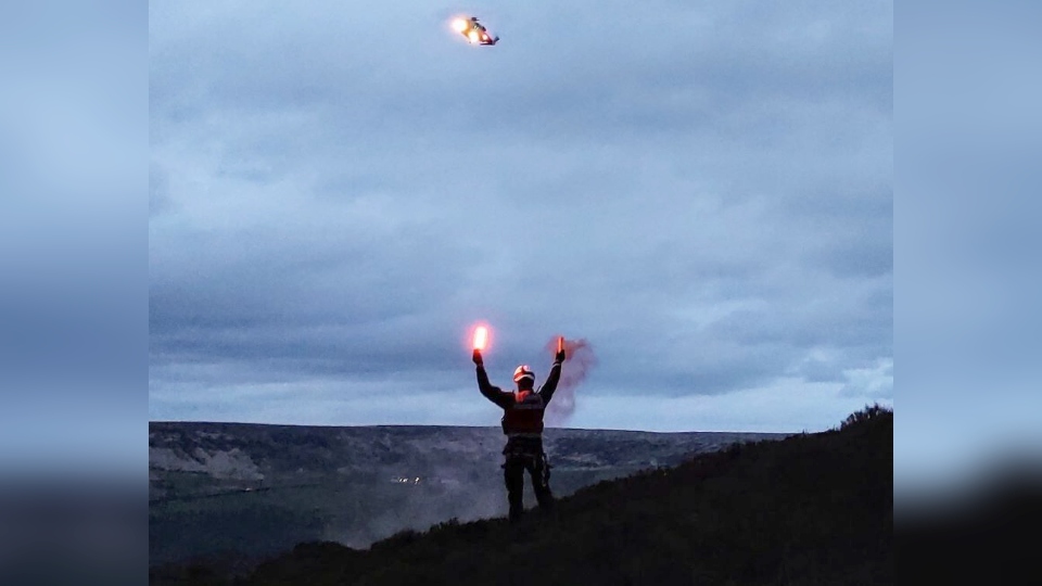 Drama on the moors at Dean Rocks