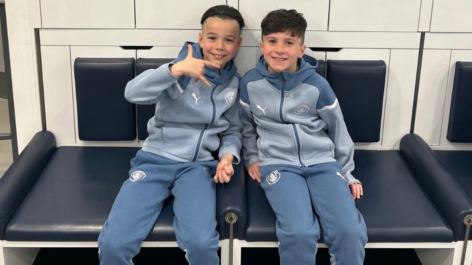 Best friends Noah and Jasper are reaching for the stars after being signed by champions City
