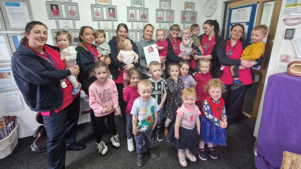 Chadderton nursery rated one of the best in North West