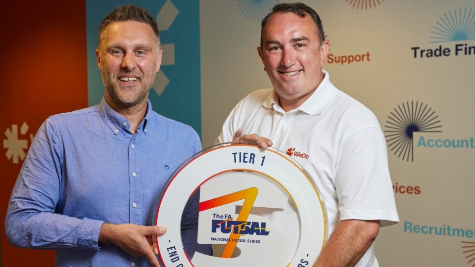 Treble-winning futsal club hails 'game-changing' support from Oldham-based business