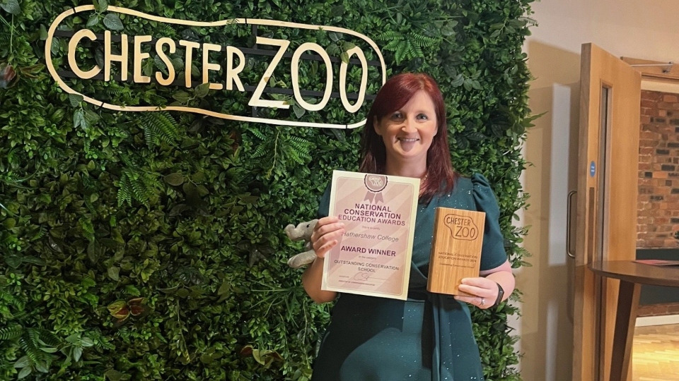 Hathershaw College wins prestigious conservation award