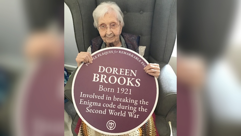 Oldhamer Doreen, who helped crack Enigma code, turns 103