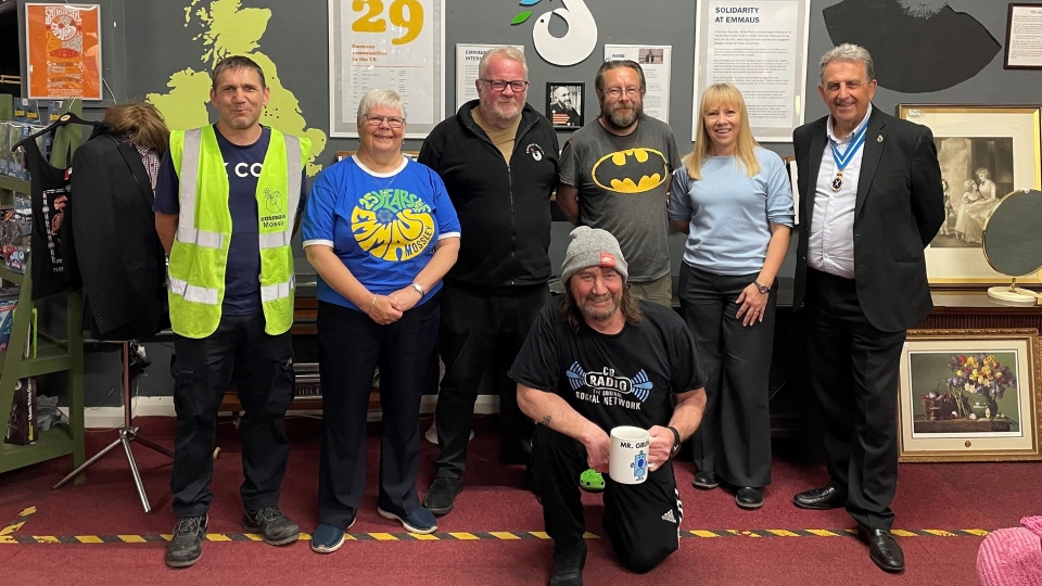 High Sheriff tours Mossley homelessness charity