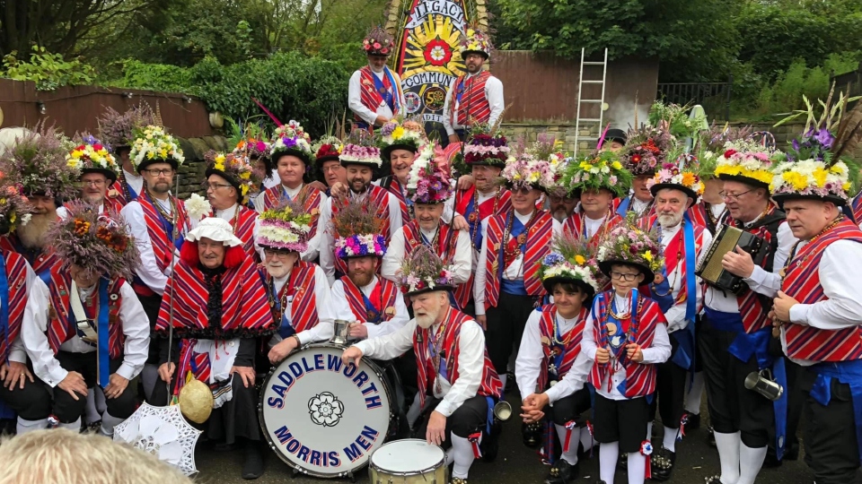 Rushcart festival lights up Saddleworth once again