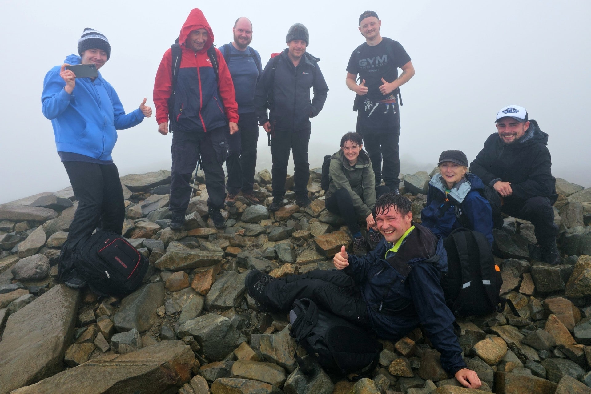 Homelessness charity team completes Scafell Pike hike